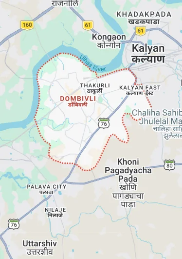 Sai World Dream Paradise Kalyan Shil Road Connectivity Map